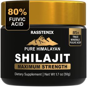Shilajit Pure Himalayan Organic Shilajit Resin for Energy Maximum Potency Mental Clarity and Immunity 85  Natural Trace Minerals & Fulvic Acid Na